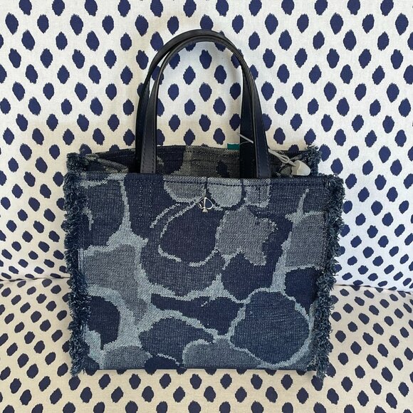 Kate Spade Sam Denim Medium Satchel - Picture 1 of 13